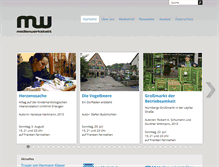 Tablet Screenshot of medienwerkstatt-franken.de